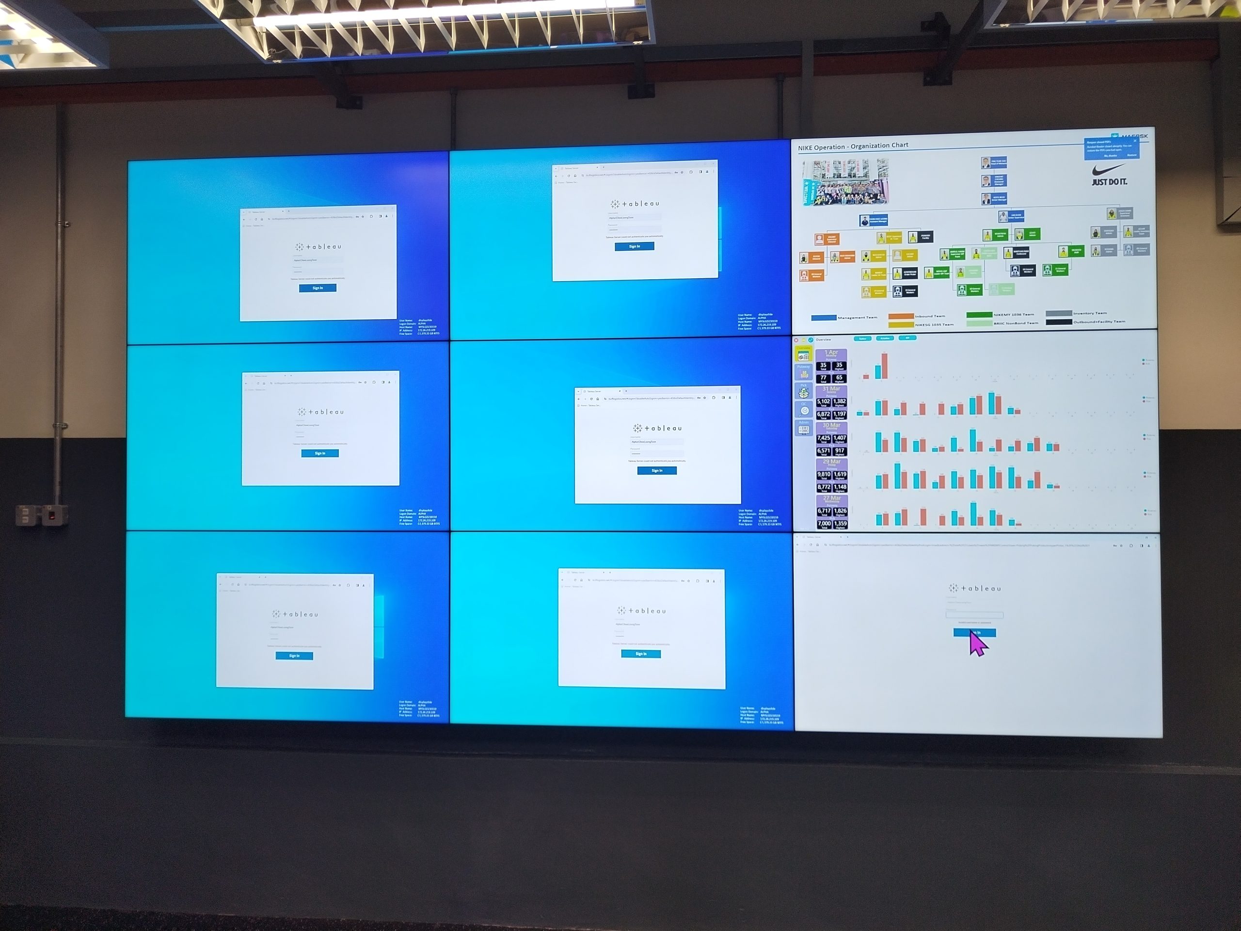 LCD Video Wall Display