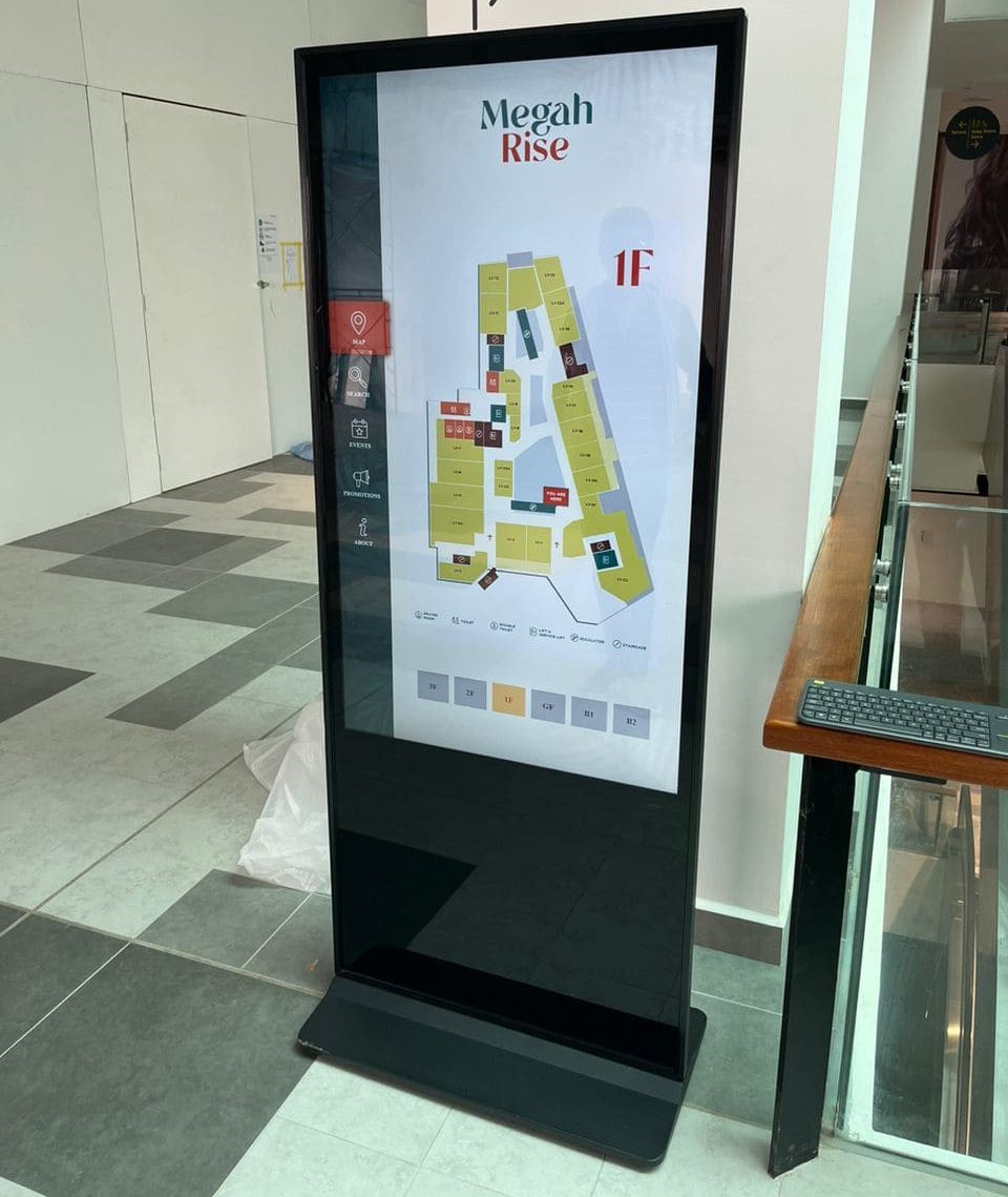 Digital Signage Solutions in Malaysia for Standee and Wall Displays
