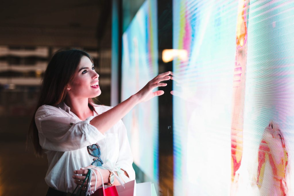 LED panel screen indoor
